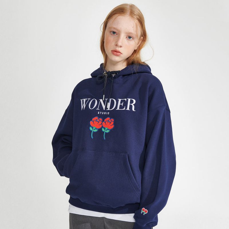 wonder visitor（ワンダービジター）の「2021 Logo Hoodie [Navy]（Tops）」