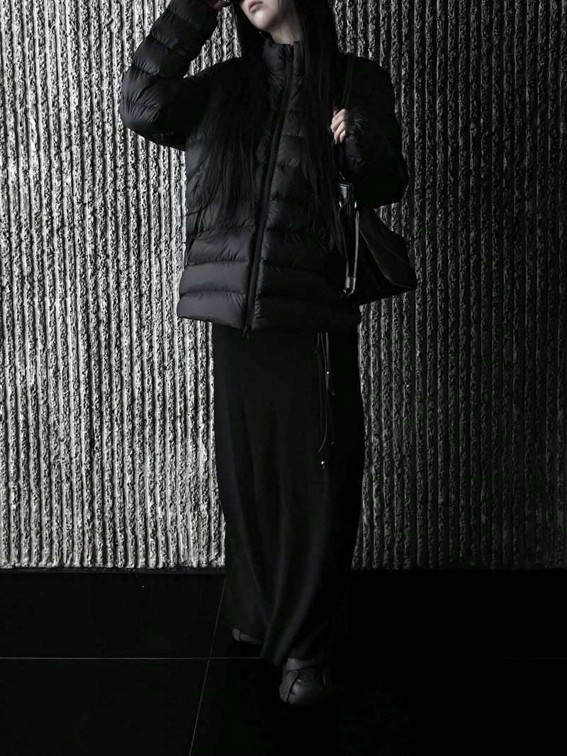[unisex] aro duck down light puffer (2color)