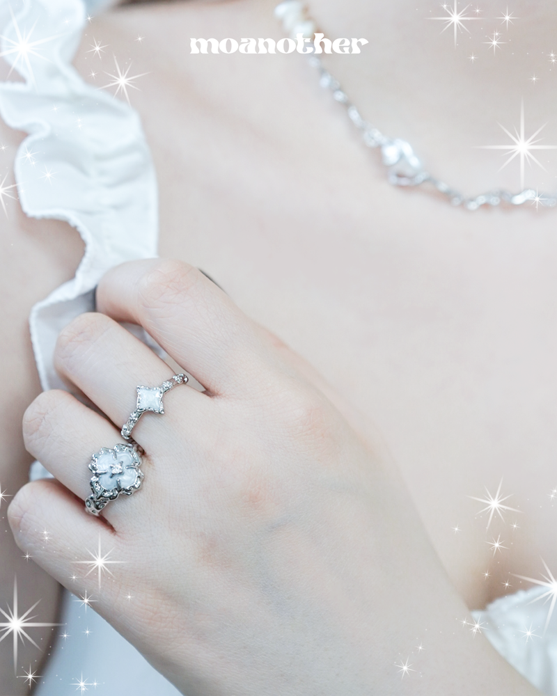 Oriental Clover Open Ring