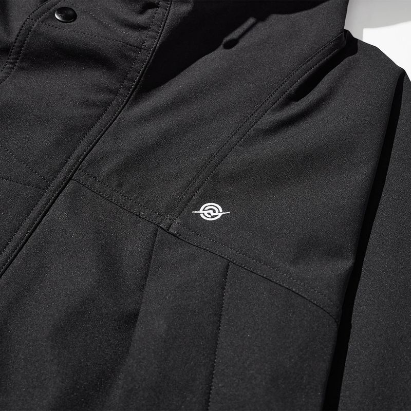 3 Layer Hard Shell Long-Jacket - BLACK