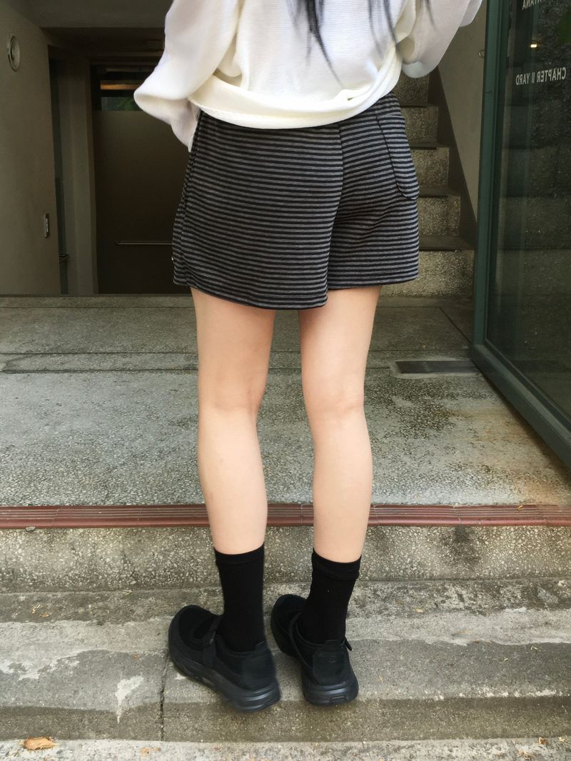 Milk Striped 3/4 Length Shorts (5c)