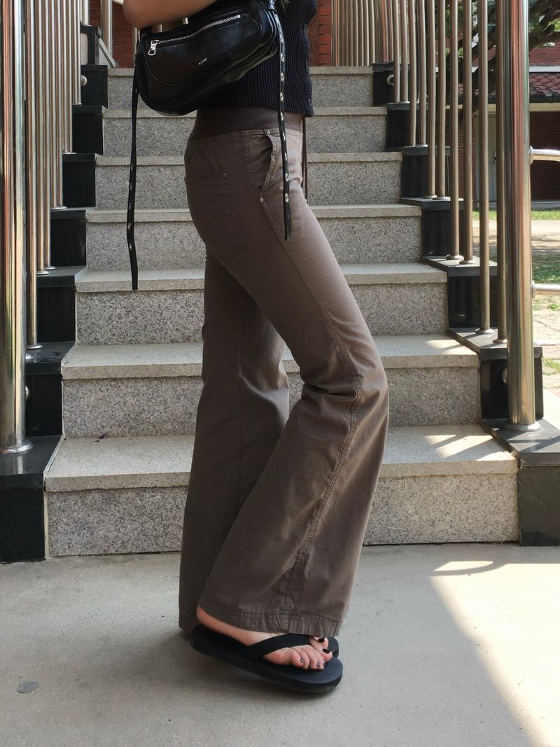 Maxi-Mix Bootcut string Elastic-Waist Pants (3c)