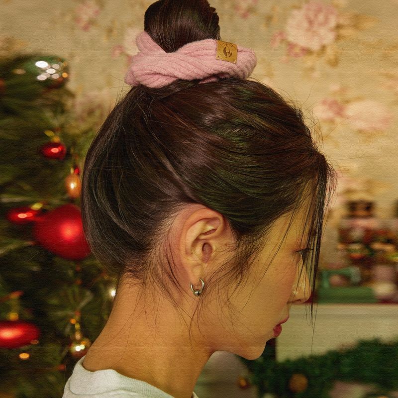 Soft corduroy scrunchie 3 COLOR