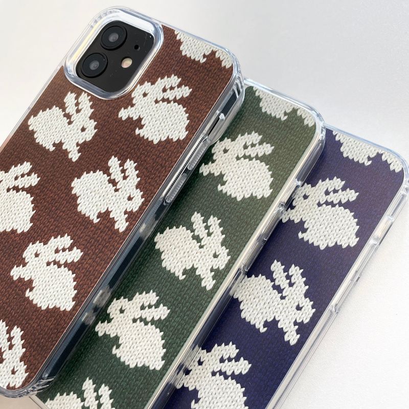 BUNNY HARD JELL CASE_BROWN