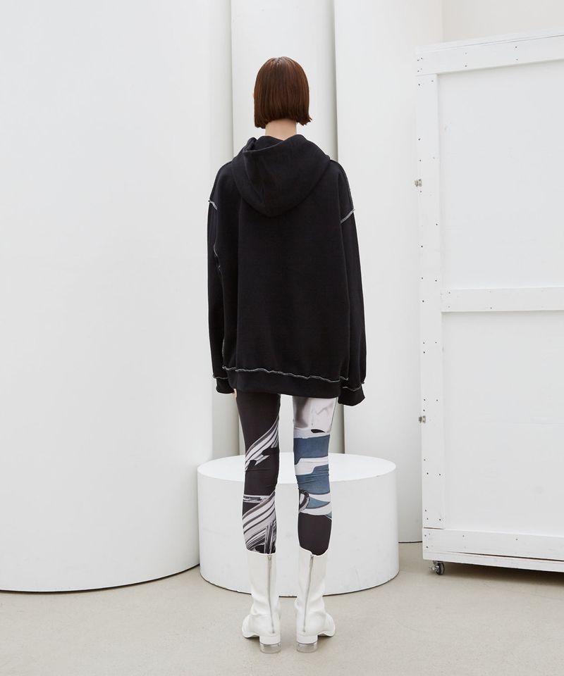 OVERLOCK STITCH HOODIE (2 COLORS)