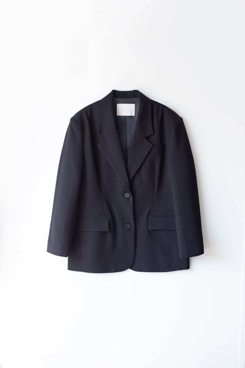 Boy wool jacket (Black)