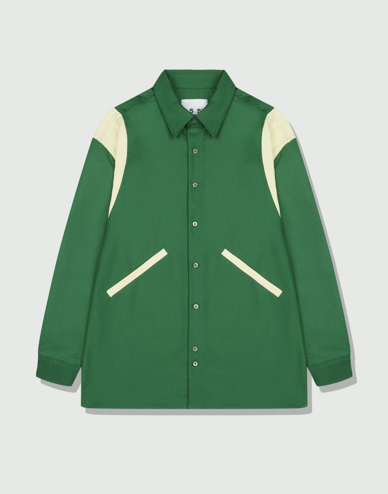 essential varsity shirts green