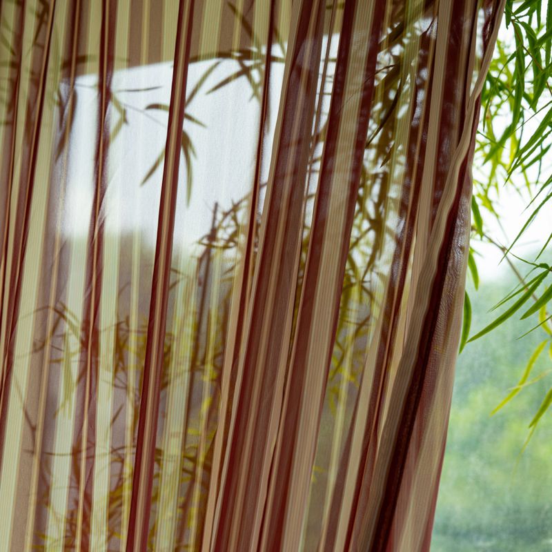 Patterned Chiffon Door Curtain - L size