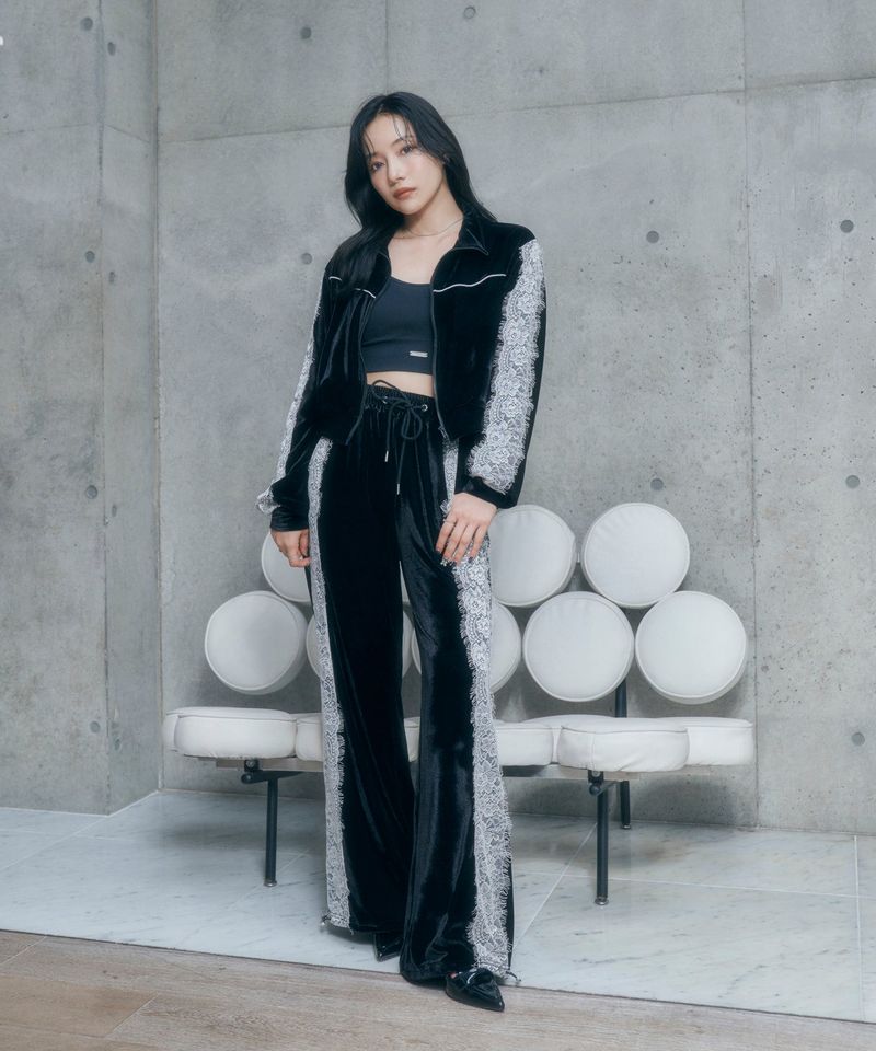 ANDGEEBEE(アンジービー)の「レースラインパンツ(Pants)」