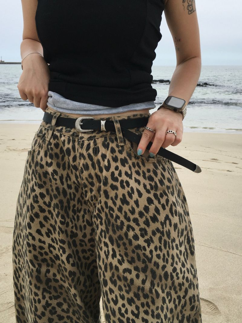 Milly Western Leather Belt (3c)
