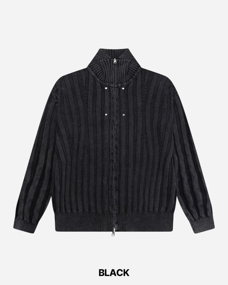 Nex Pigment Knit Zip-up