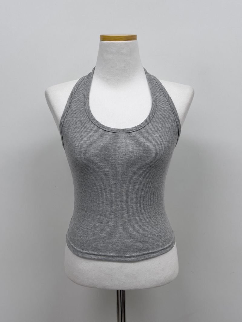 Basic Halter Neck Sleeveless