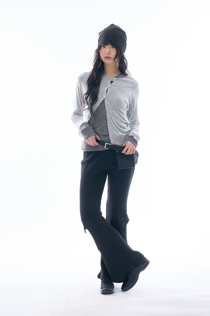 Eller lettuce edge cardigan