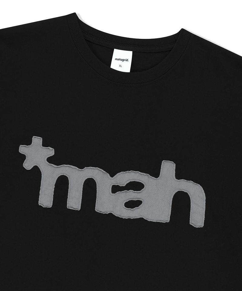 mah CUT OFF APPLIQUE TEE