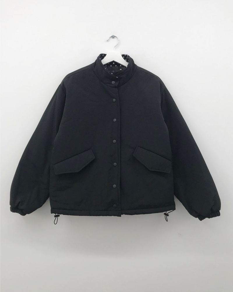 Coco Dot Padded Field Jacket (2color)