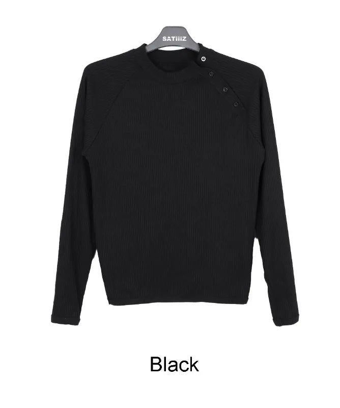 Dopa Muscle-Fit Ribbed Long-Sleeve Top