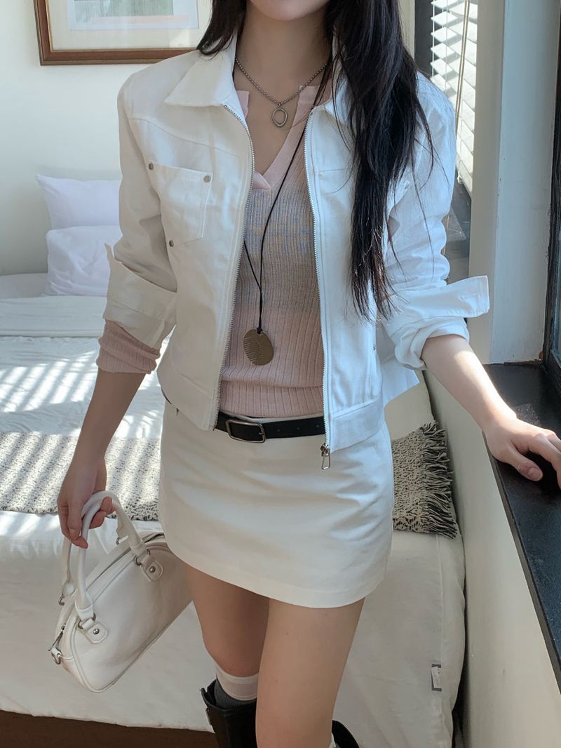 Haze Metal Stud Cotton Jacket