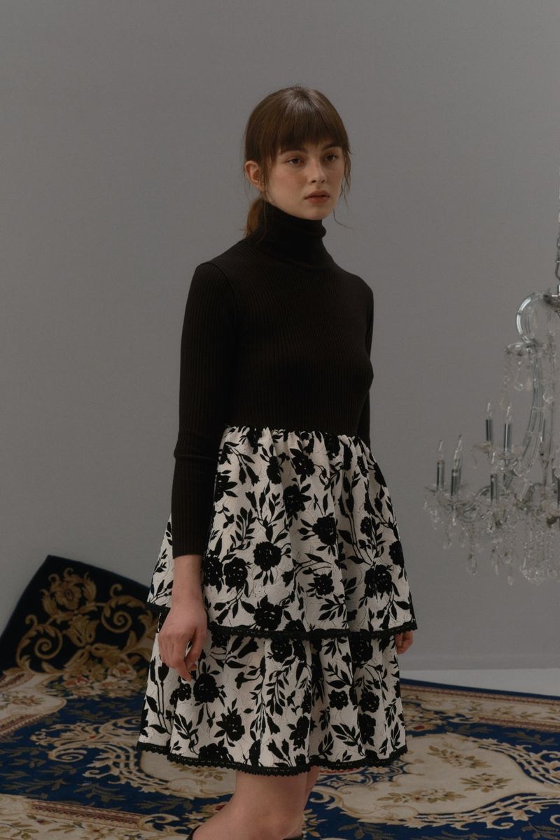 Knit top dress