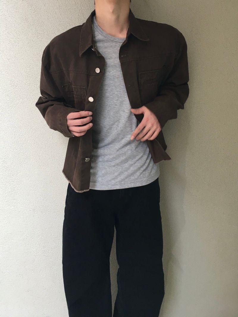 TL Denim Crop Shirt Jacket 2C