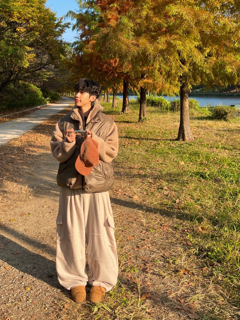 Duck Down Oversized Padded Vest (3 Colors)