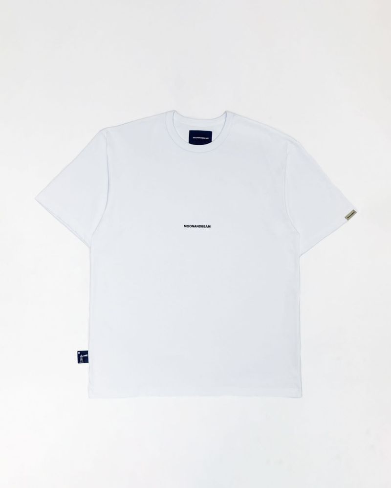 MOONANDBEAM（ムーンアンドビーム｜）の「MOONANDBEAM LOGO TEE (WHITE)（Tops）」