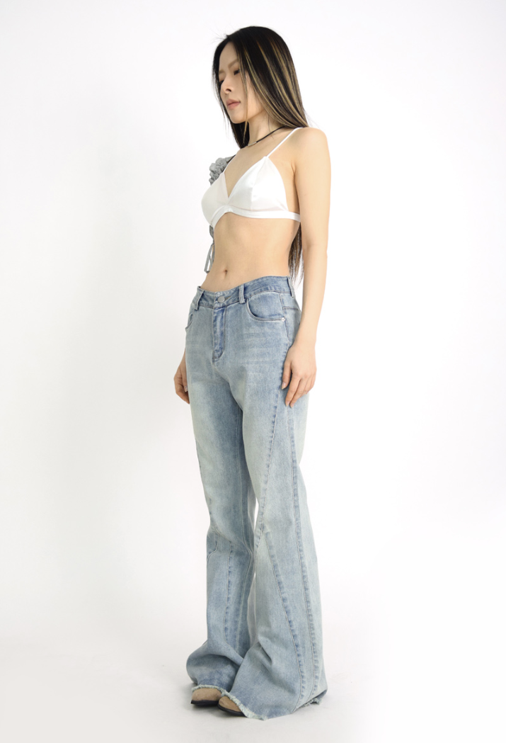 satin sense top(2color)