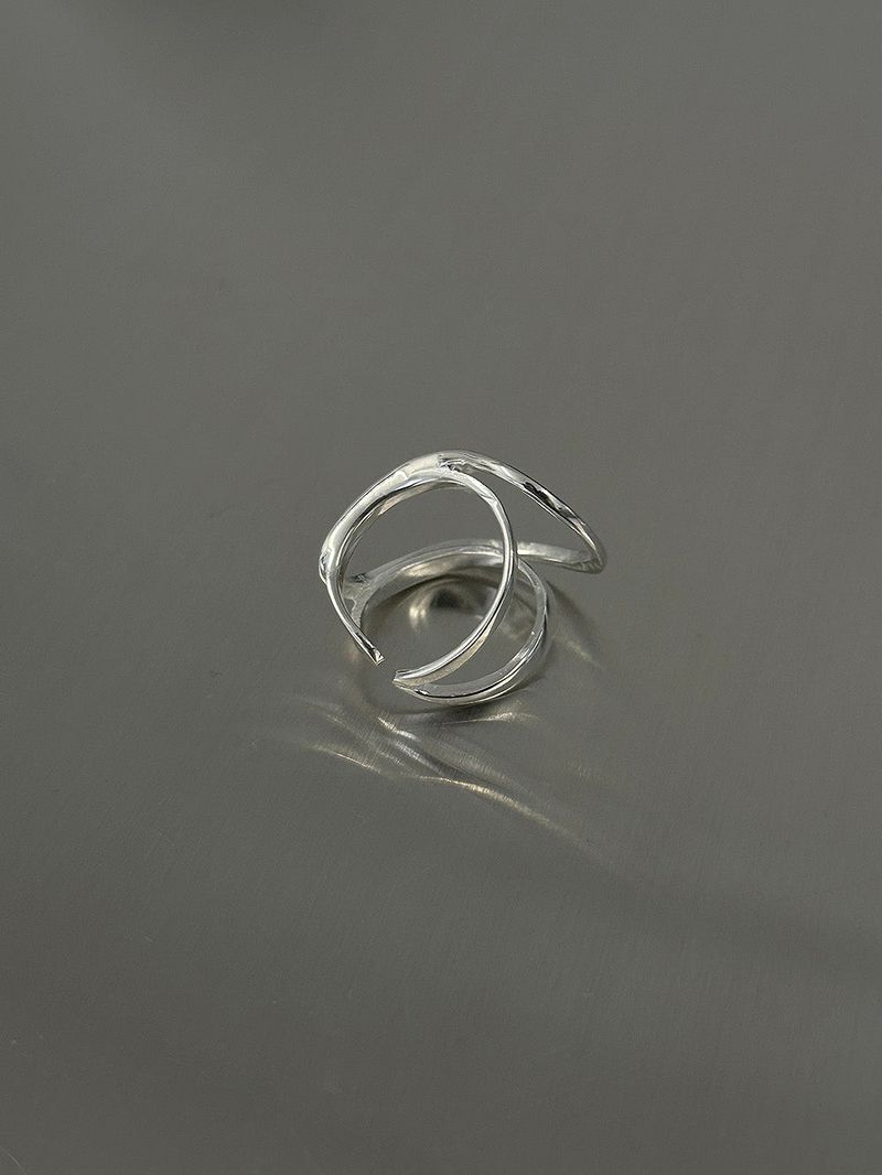 [925silver] Out frame ring