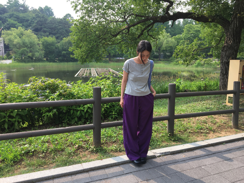 Park Wood String Pants (3color)