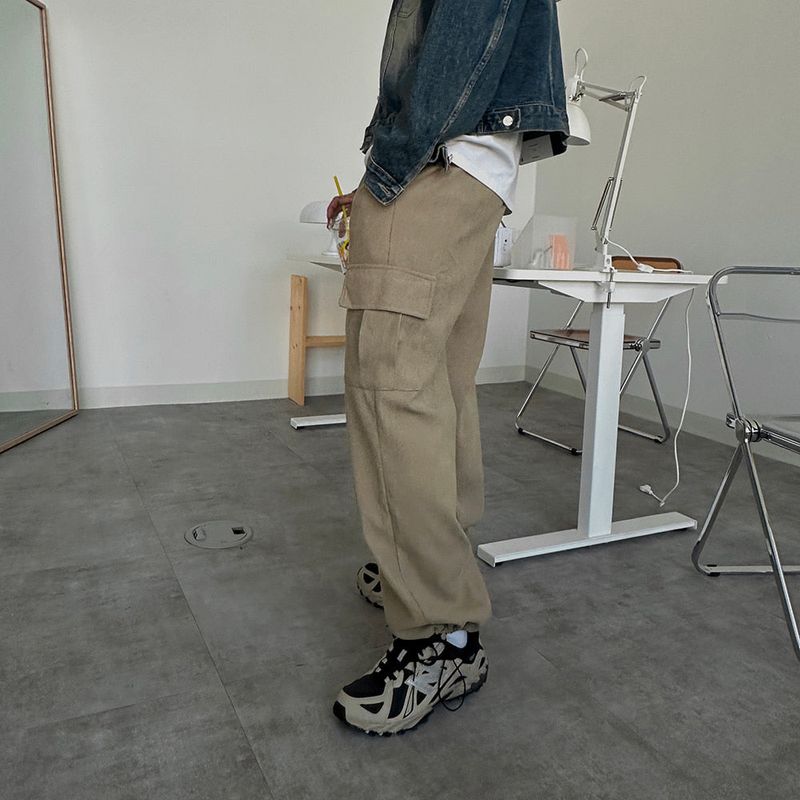 SP Corduroy Cargo String Pants (8color)