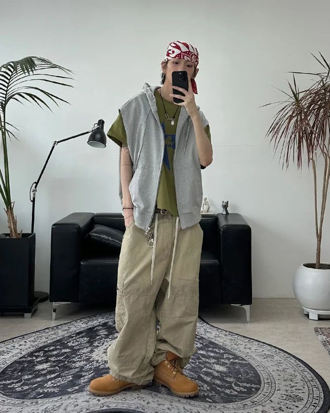 Daydon Hooded Vest Zip-up
