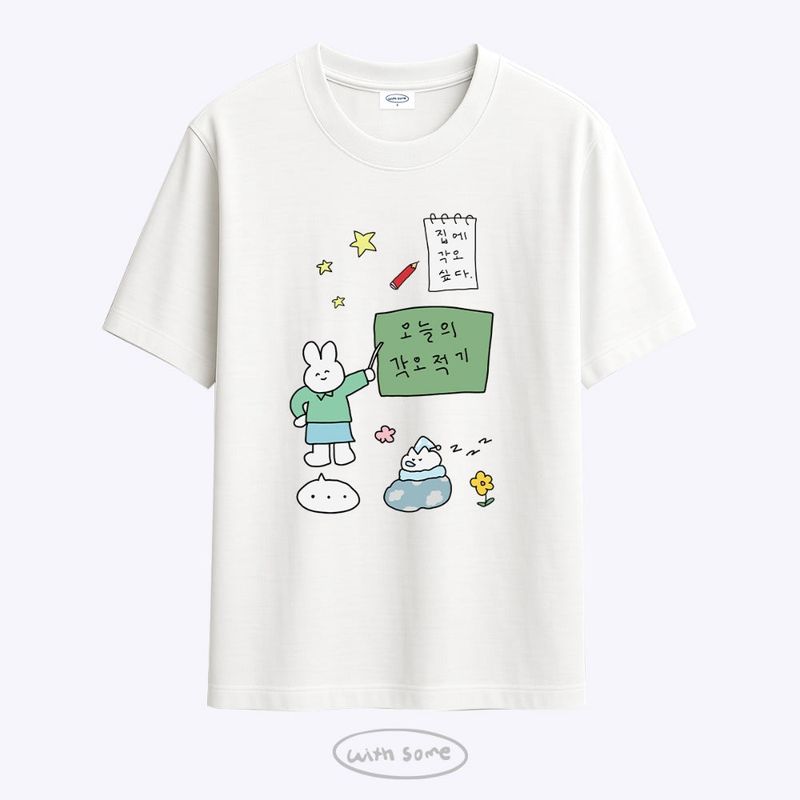 withsome（ウィズサム）の「アイウォントゴートゥーホームTシャツ（トップス）」