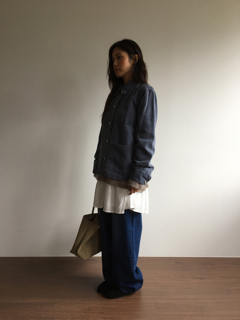 Trucker Washed Jacket (2color)