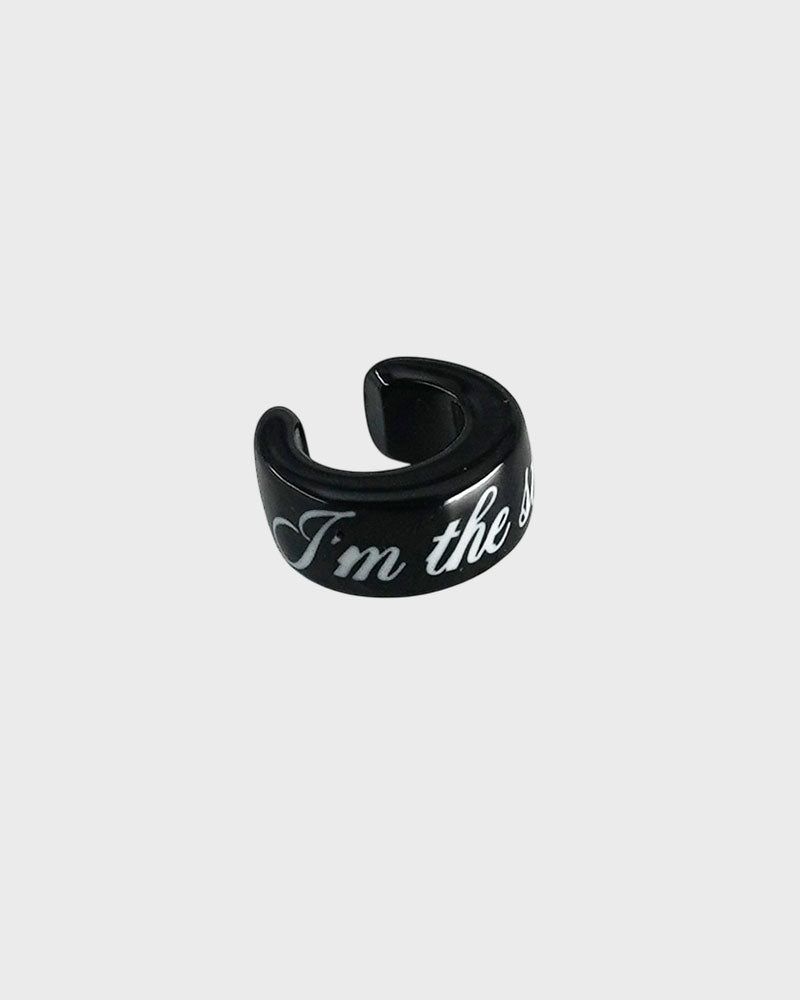it doesn't matter.（イットダズントマッター）の「[Formica] Letter earcuff (Black)（Accessories）」