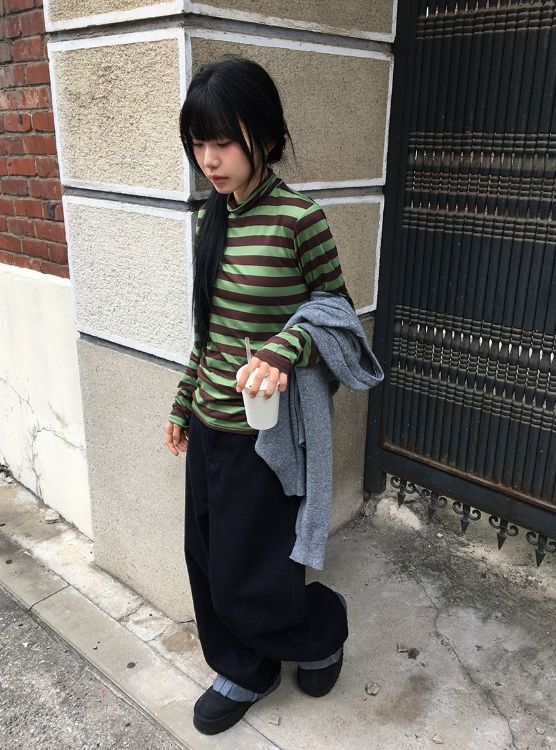 ウェナ ストレート フィット カーブド デニム パンツ