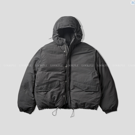 Burnley Curve String Hooded Padding