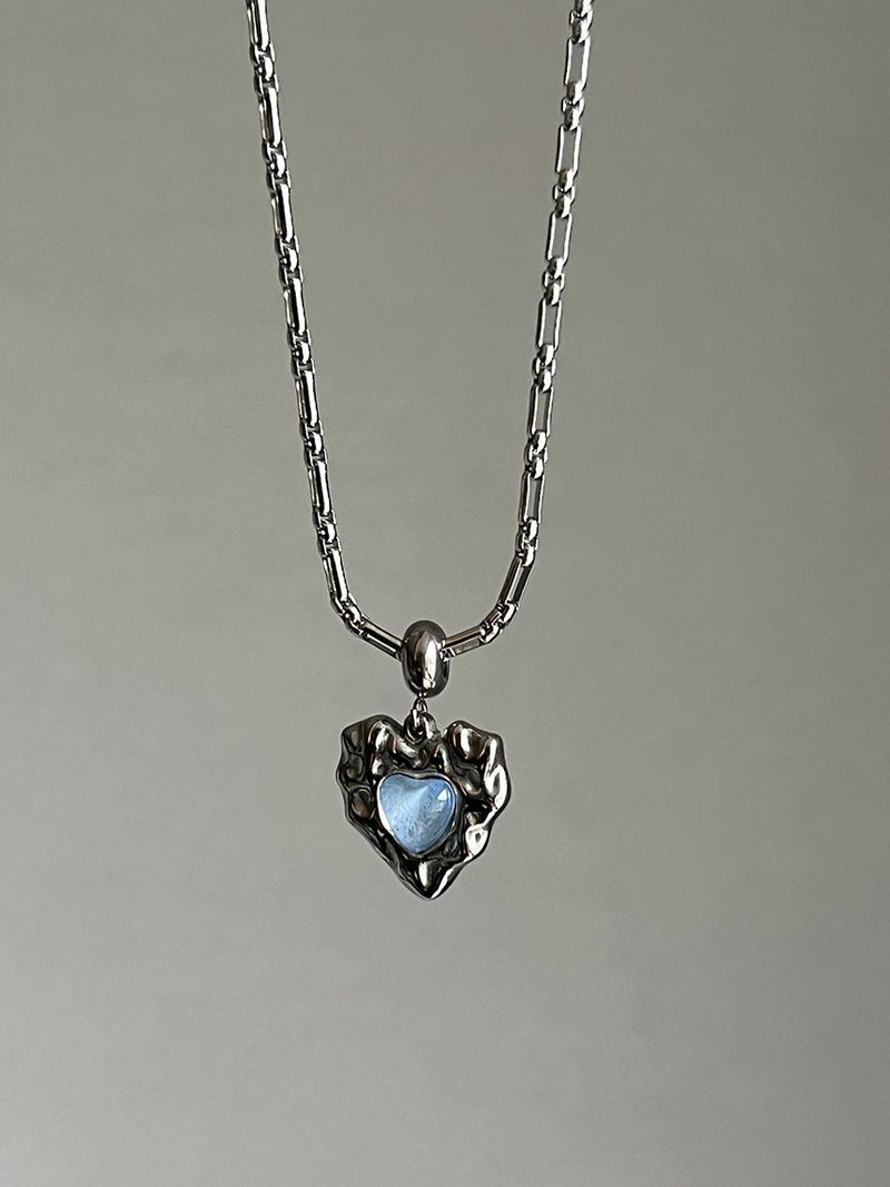 marine heart necklace