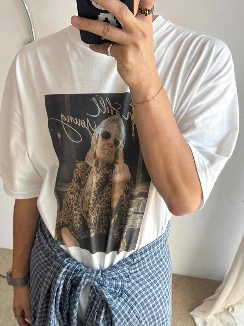 ASCLO（エジュクロ）の「[A-T0275] グランマ半袖Tシャツ（Tops）」