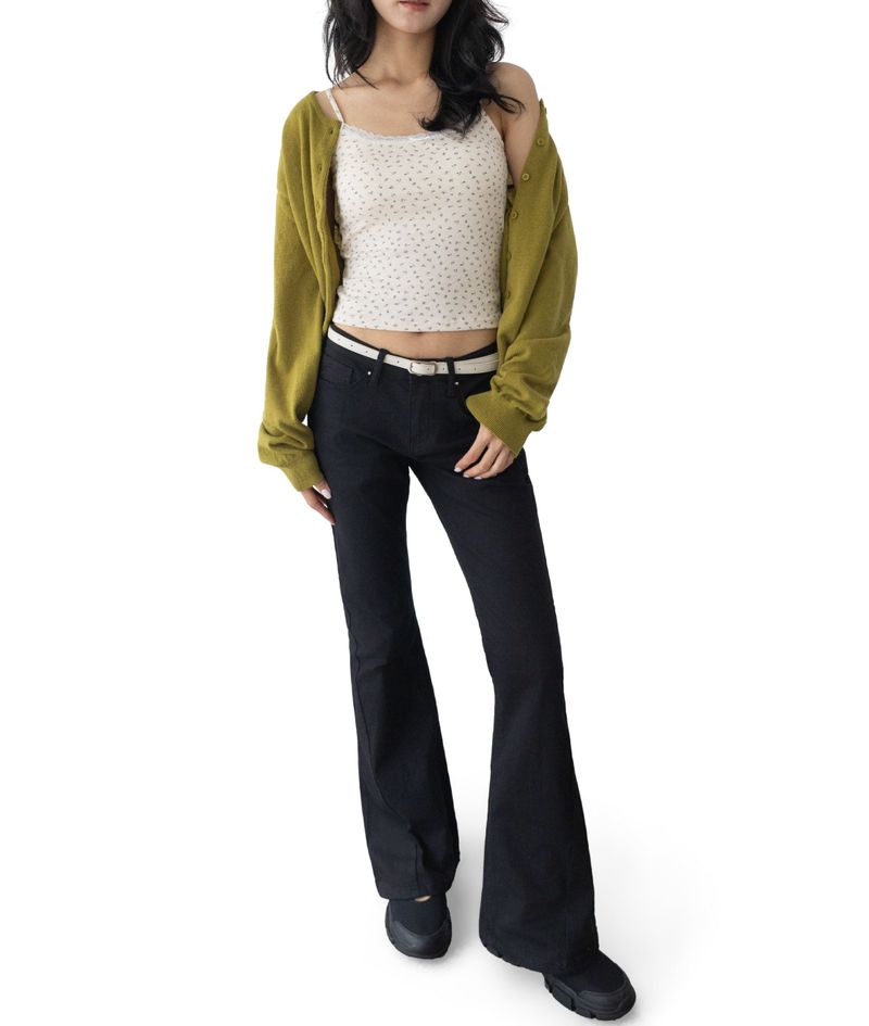 Iva Studded Low-Rise Bootcut Jeans