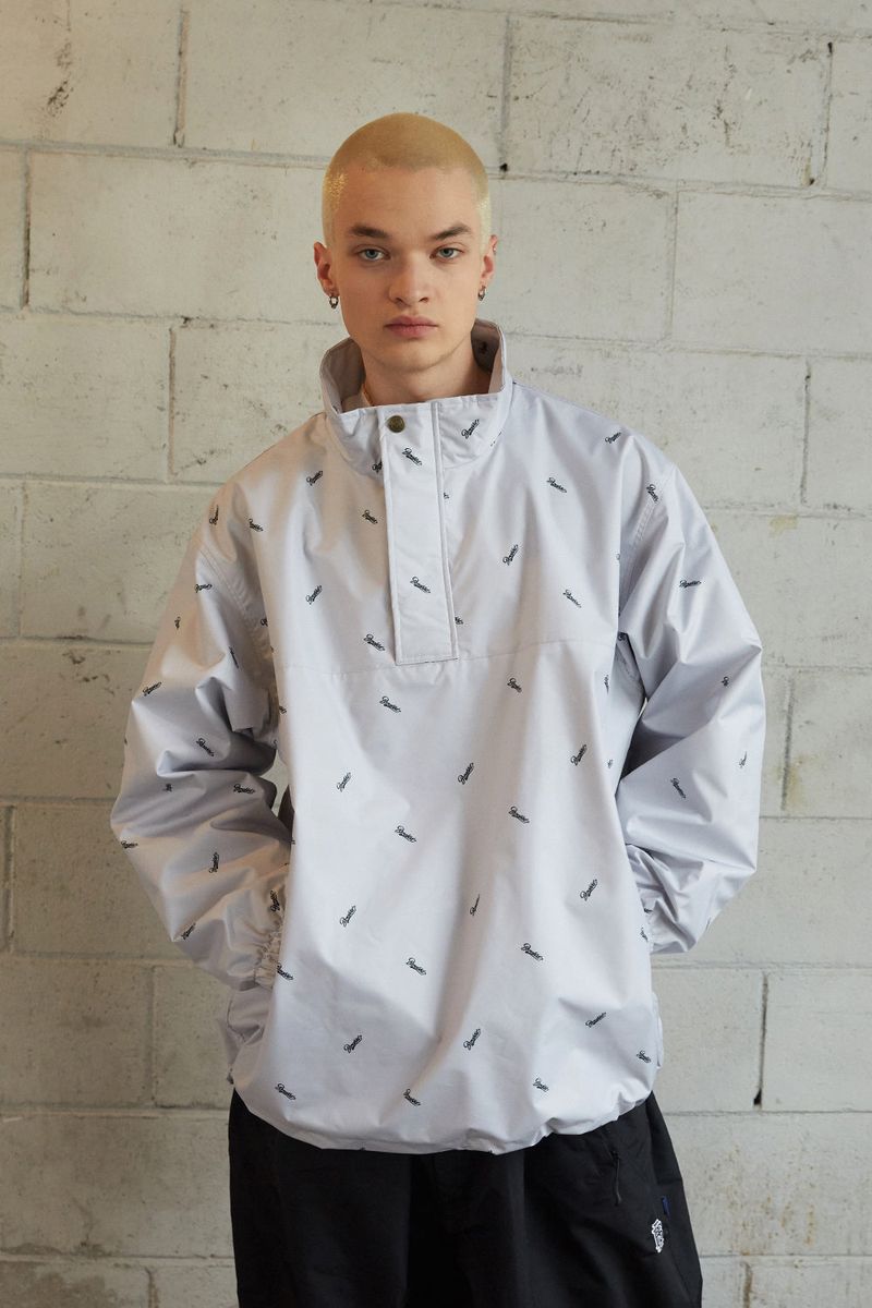 BSRABBIT(ビエスラビット)の「BSR2223FWJK090 LOGO PLAY ANORAK JACKET BEIGE(Jackets/Outerwear)」