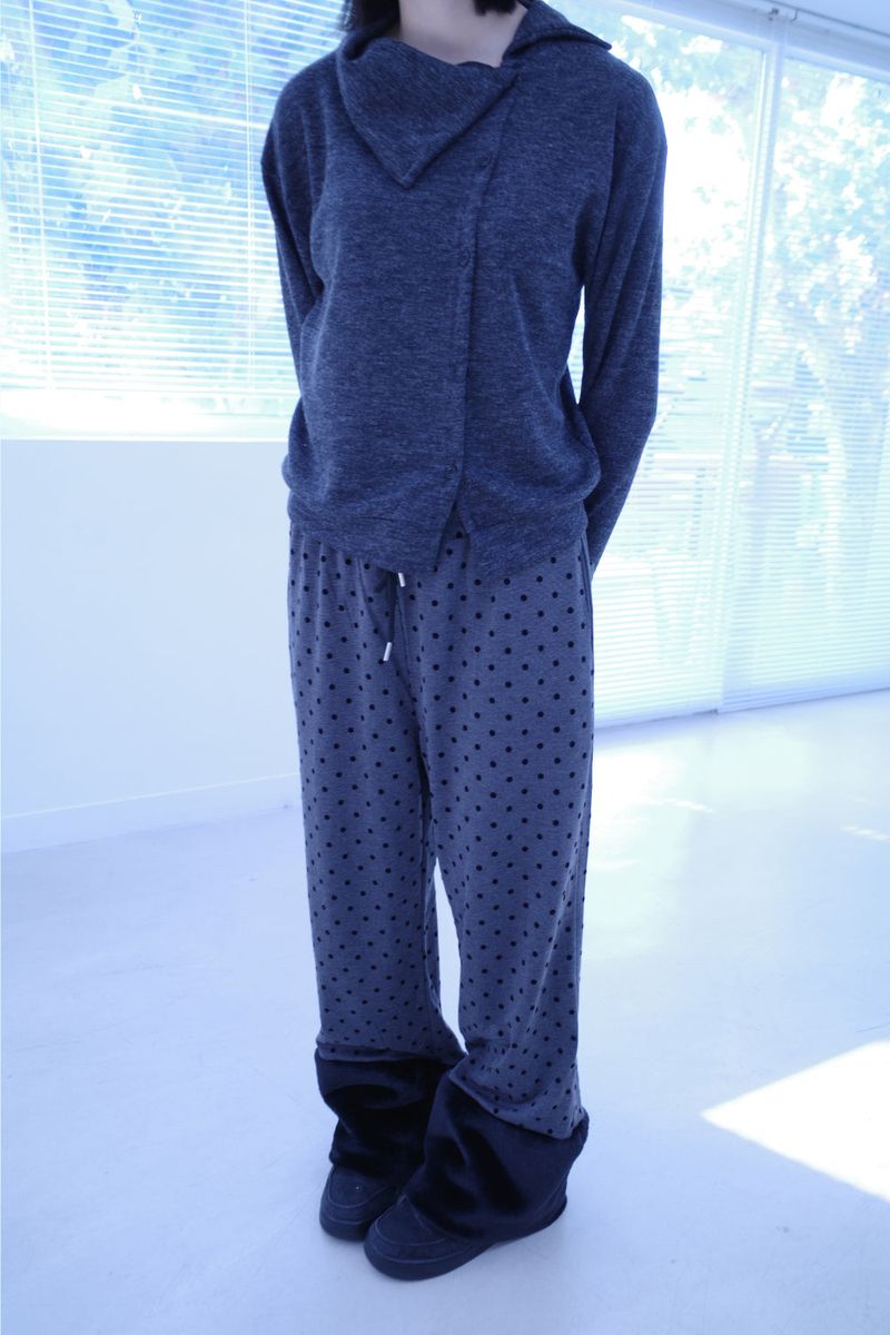 Yuse unbal button cardigan
