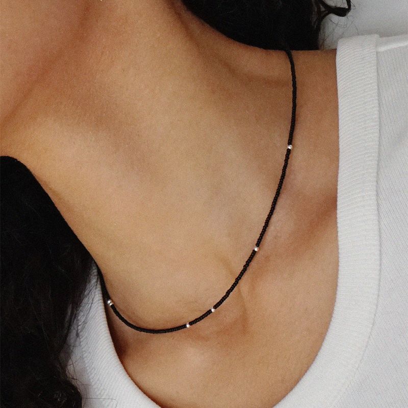 OURPIERRE（アワーピエール）の「シルバードットビーズネックレス（アクセサリー）」
