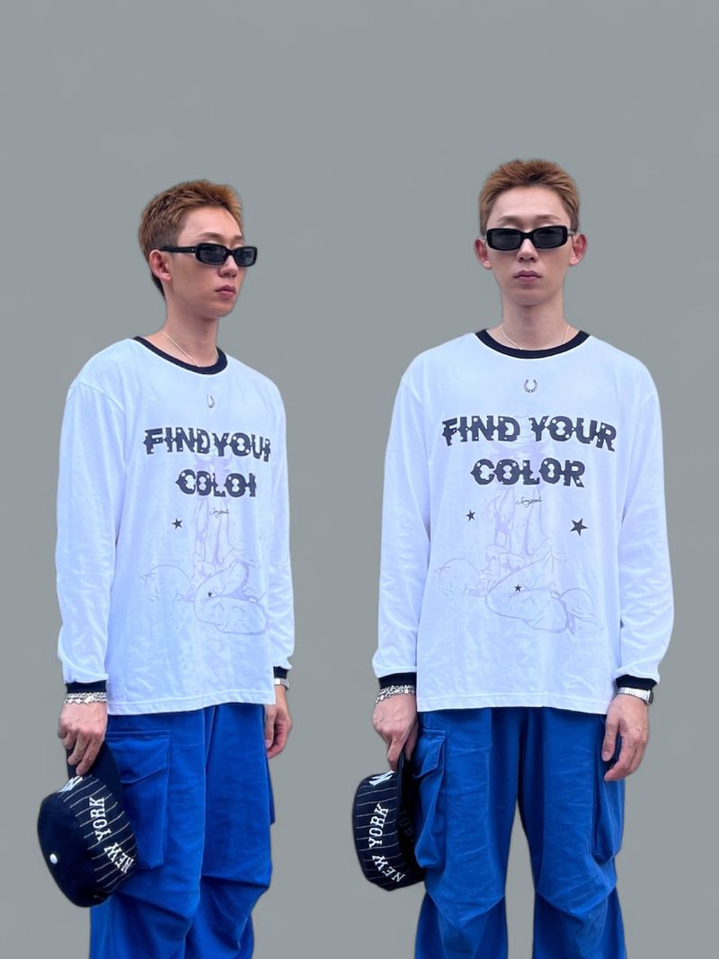 FIND YOUR COLOR LONG SLEEVE WT