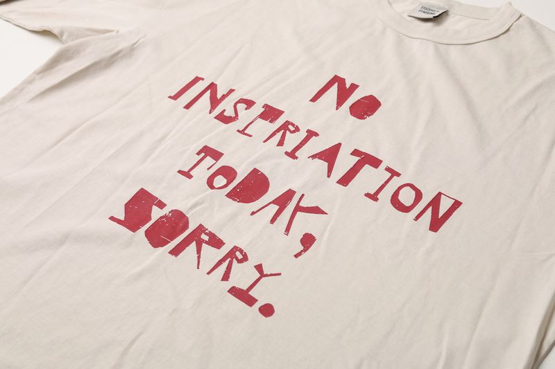 SORRY LS TEE PIGMENT DYED - IVORY