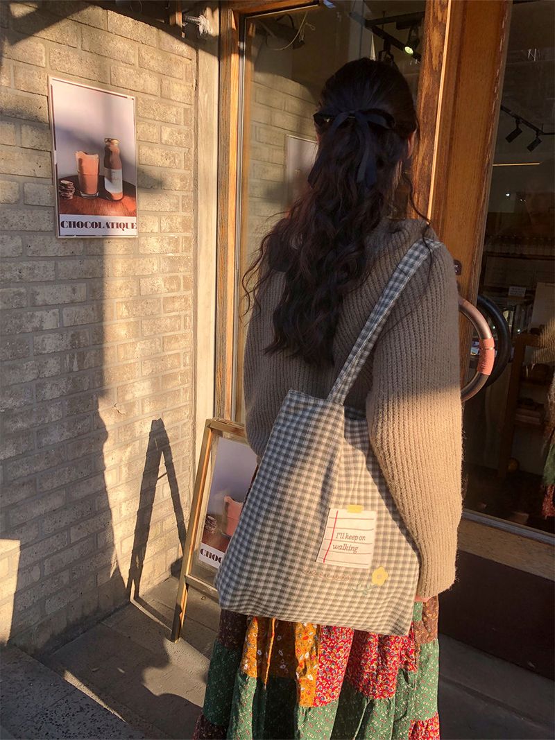 Everyday fabric bag_I'll keep on walking