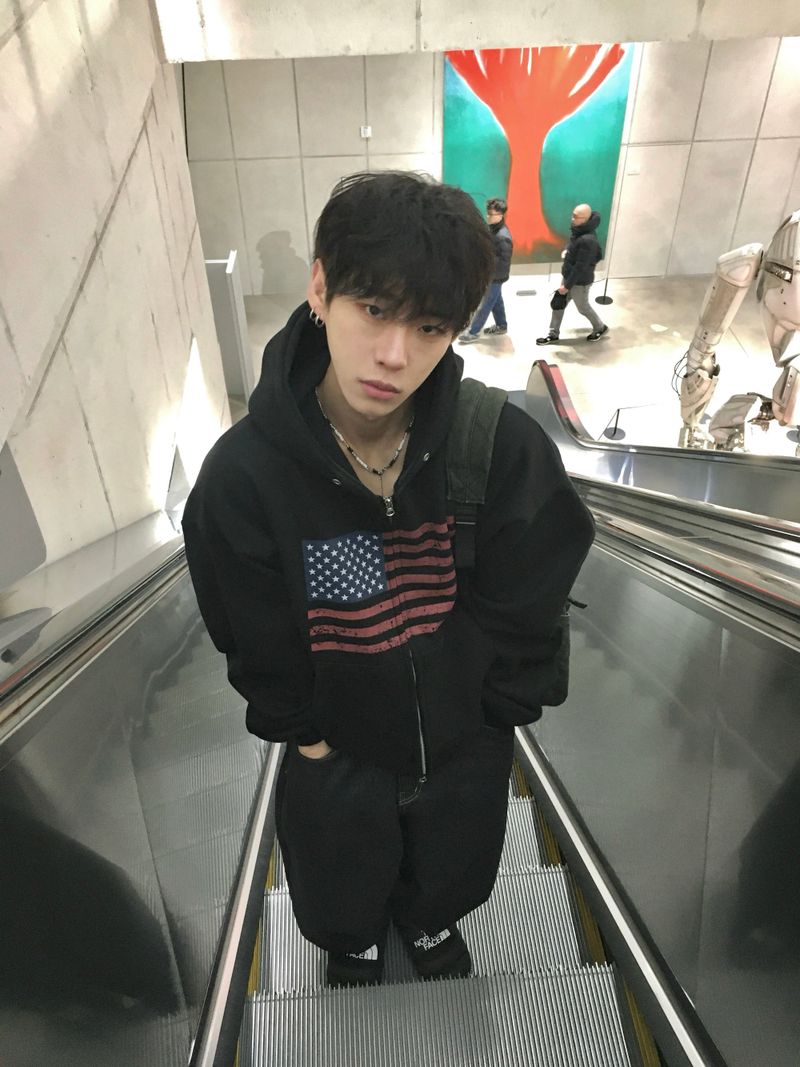 Basic Flag Hooded Zip-Up 4C