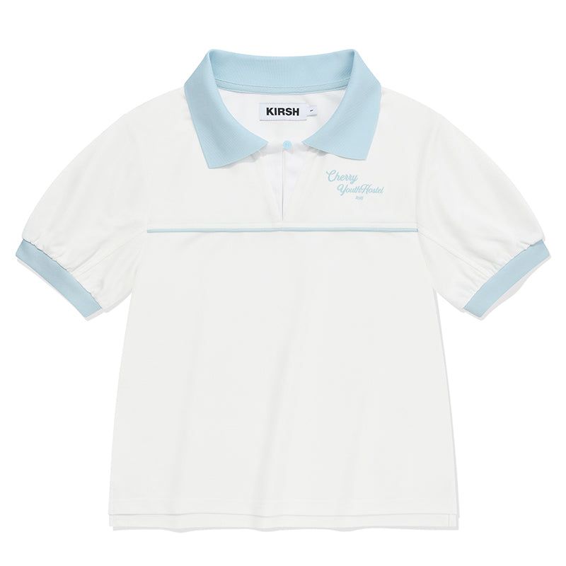 DIVIDE PIQUE T-SHIRT [IVORY]