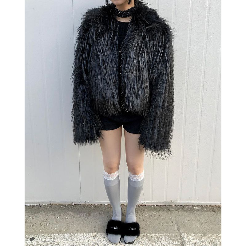 Max Long Fur Jacket