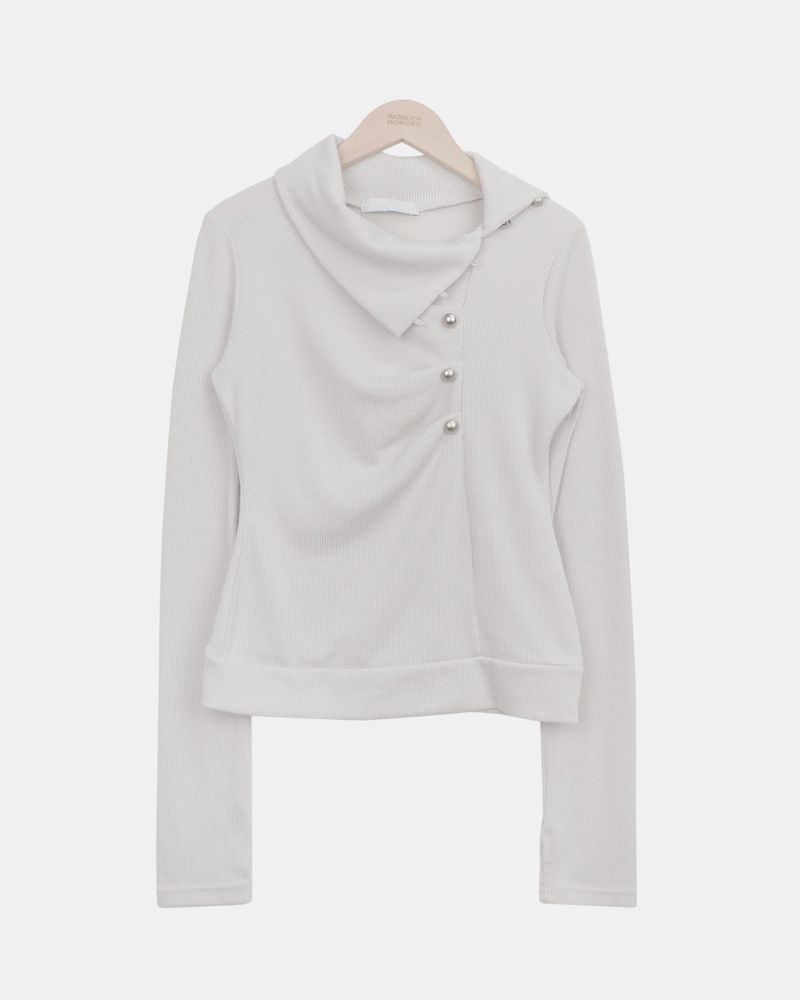 Brack Vintage Button Long-Sleeve T-Shirt