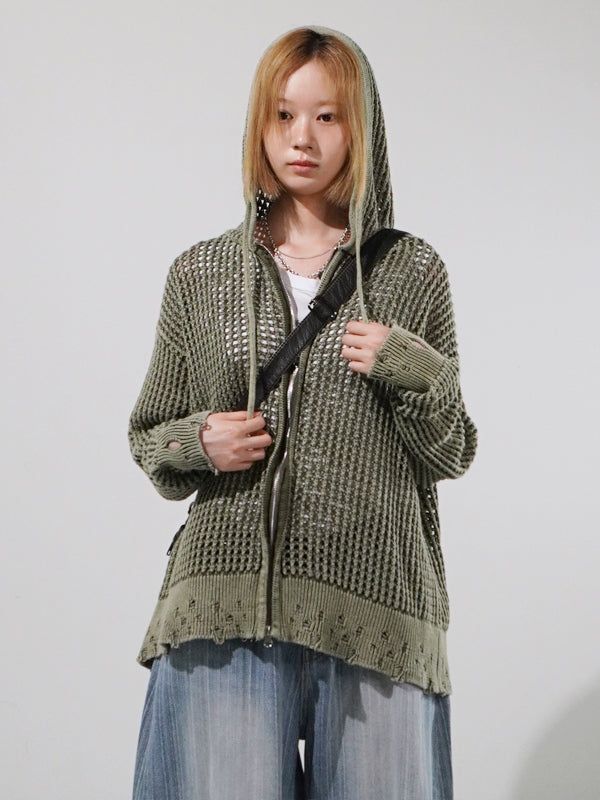 (UNISEX) Multi Pocket Vintage Cross Bag