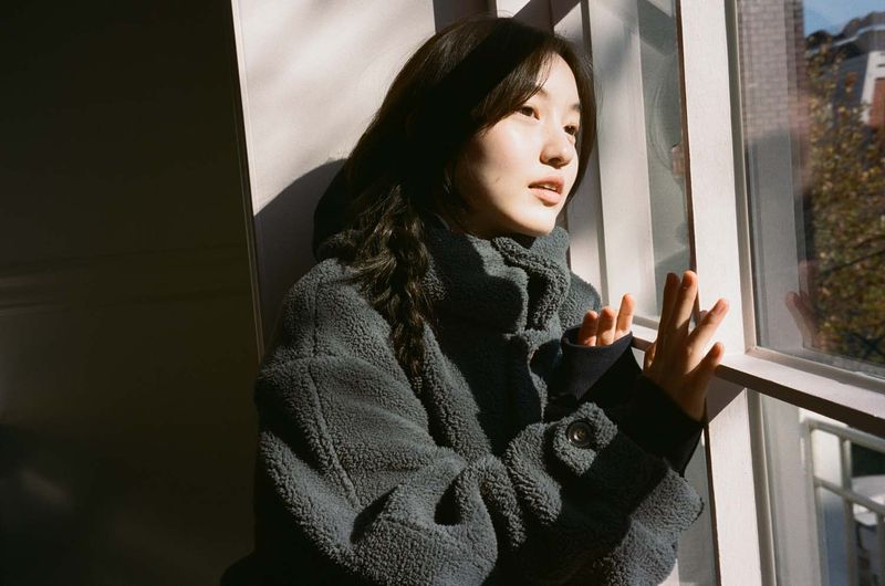 Teddy Fleece Coat (Charcoal)